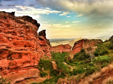 Red Rocks with Snapseed
