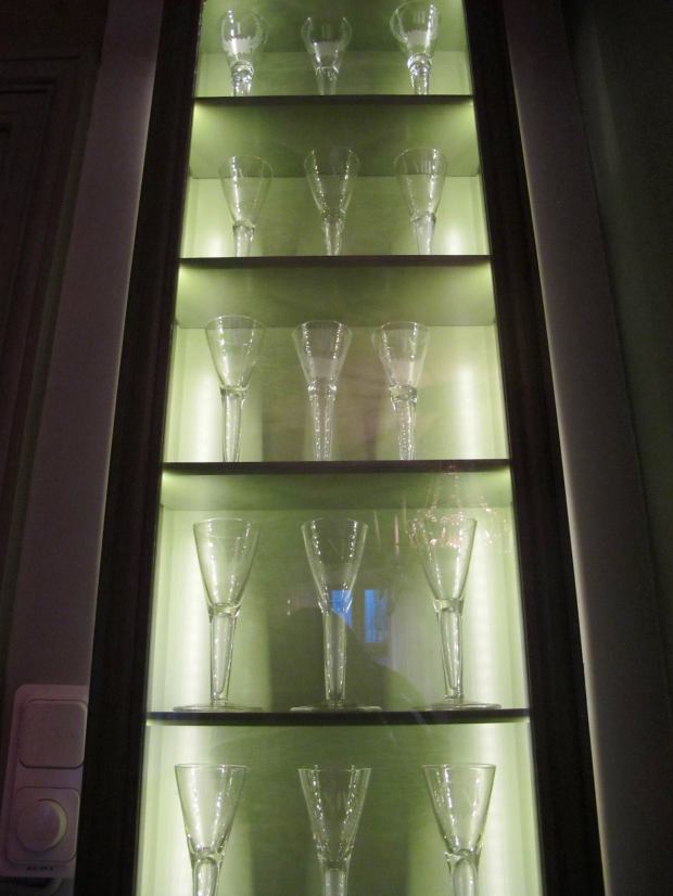 The 18 chalices of the members of the Swedish Academy