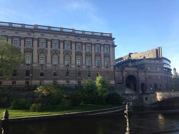 Royal Palace at 0600. The sun started to rise at 0300