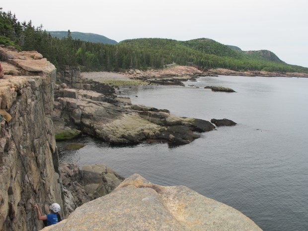 Here climbs the bride...